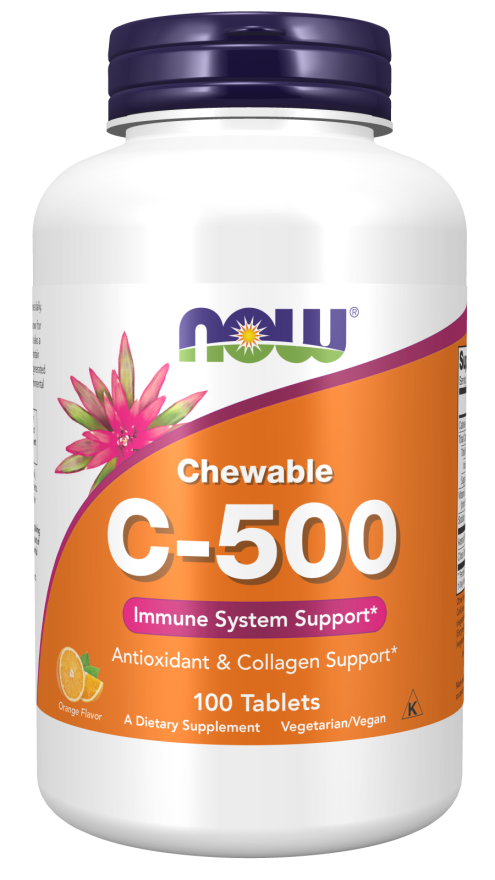 Now C-500 CHEW ORANGE  100 TABS