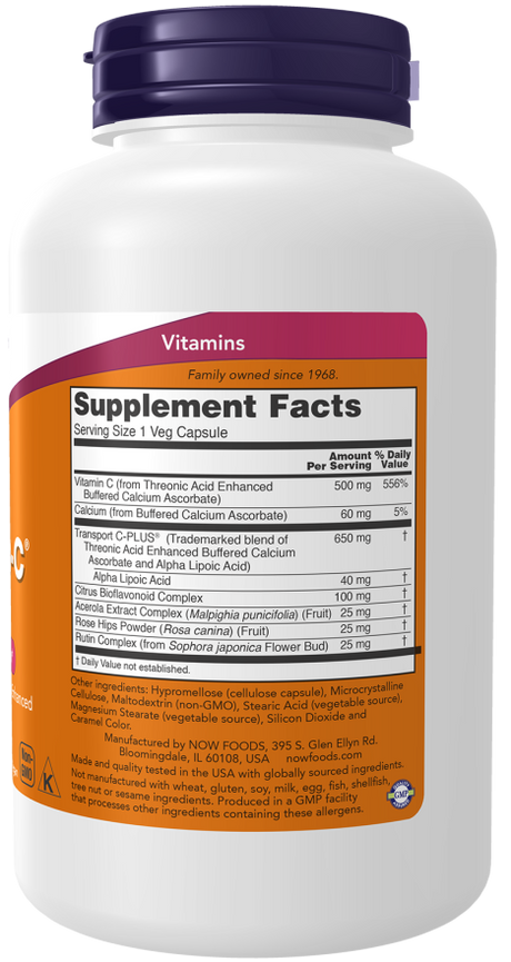 Now ALPHASORB-C(R) 500MG   180 VCAPS