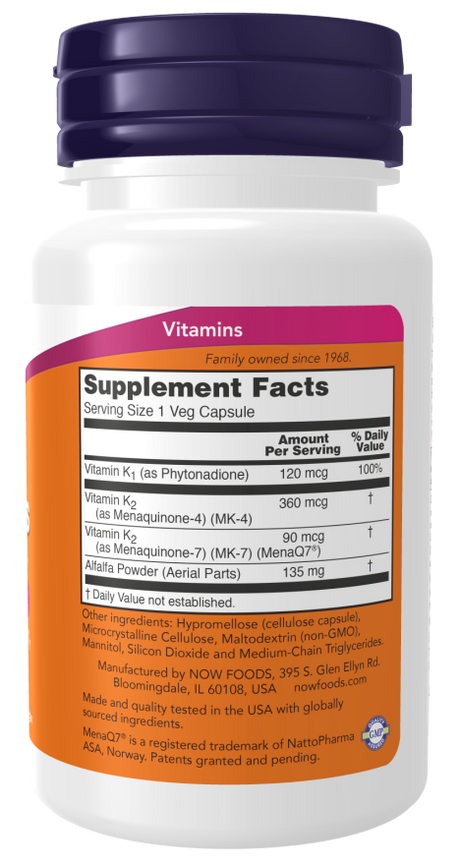 Now MK-7 PLUS  90 VCAPS