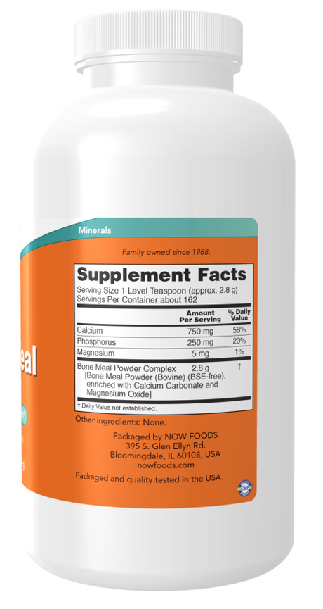 Now BONE MEAL POWDER  16 OZ