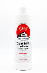 O MY! BATH AND BODY GOAT MILK LOTION LOVER'S SPELL 12OZ