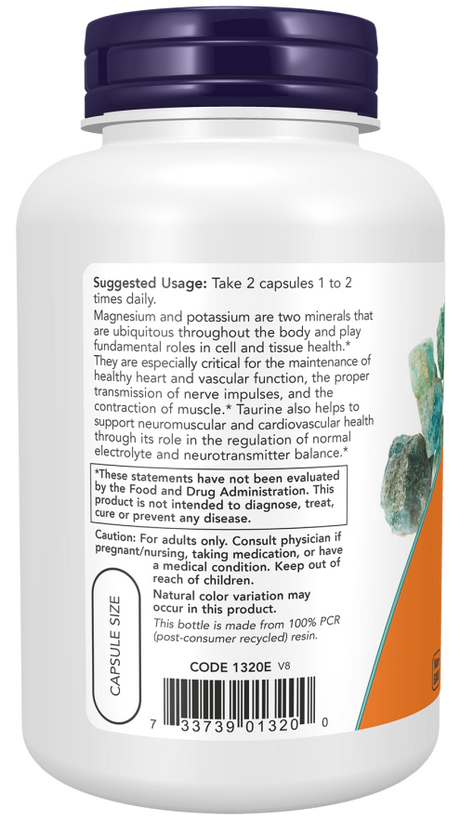 Now MAG/POTASSIUM ASPARTATE  120 VCAPS