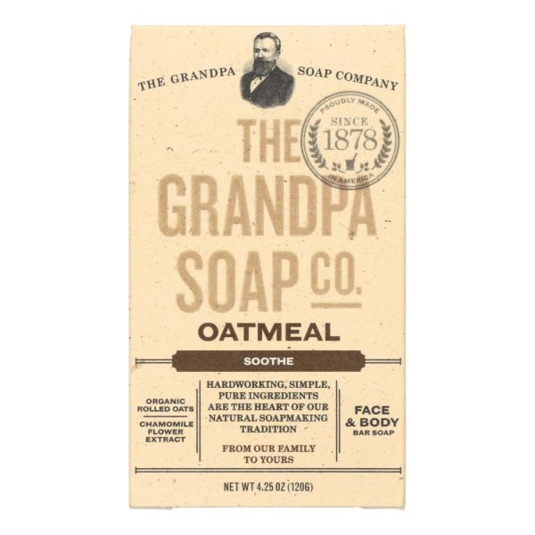 GRANDPA'S BRANDS OATMEAL BAR SOAP 4.25OZ