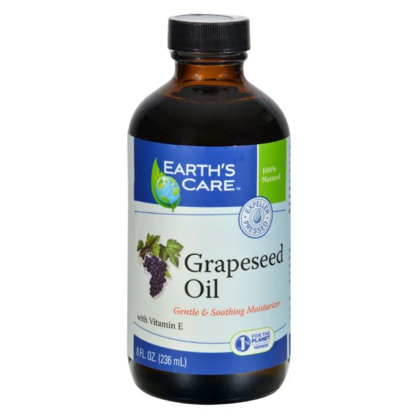 EARTH'S CARE GRAPESEED OIL 8OZ