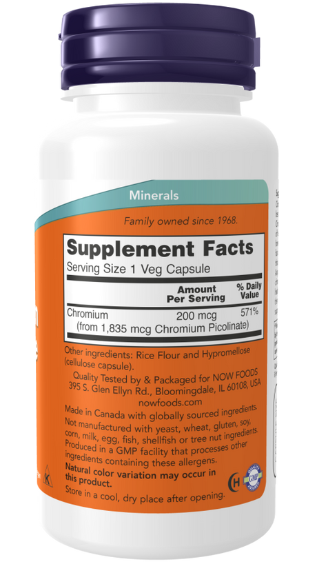 Now CHROM PIC 200MCG 100 VCAPS