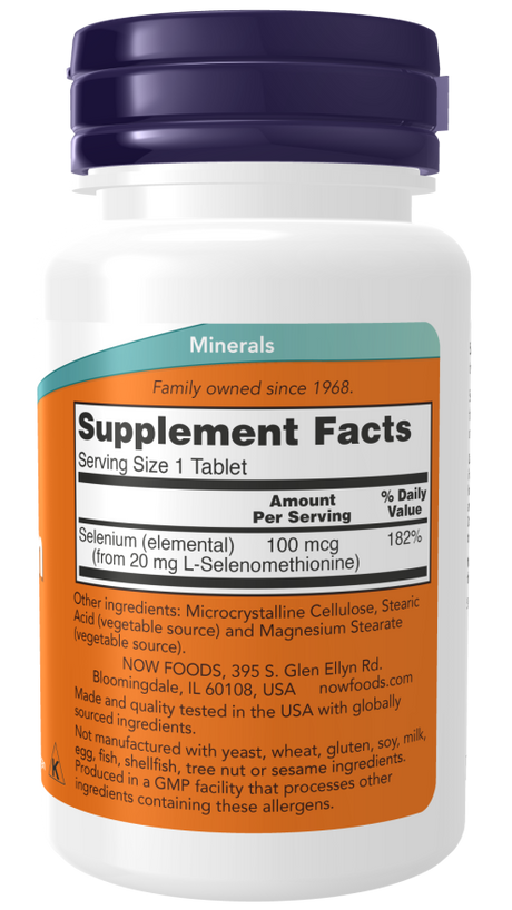 Now SELENIUM 100mcg  250 TABS