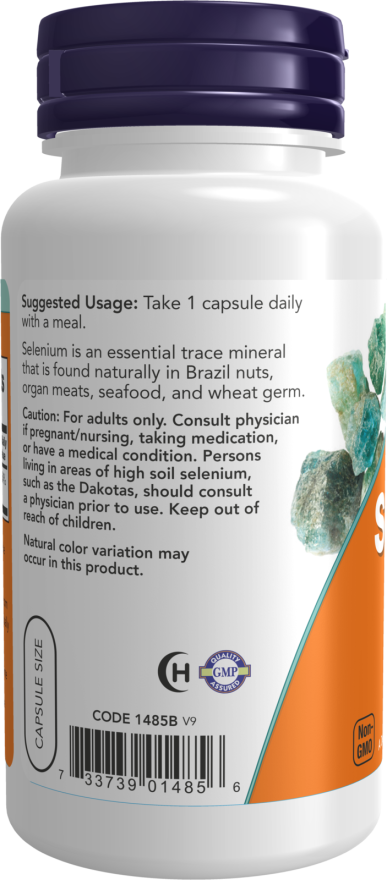 Now SELENIUM 200mcg  180 VCAPS