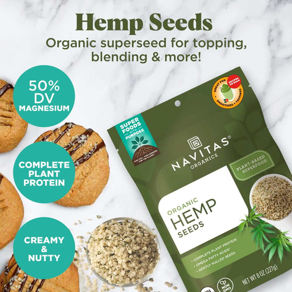 NAVITAS NATURALS Hemp Seeds Shelled