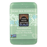 ONE WITH NATURE DEAD SEA MINERAL BAR EUCALYPTUS 7OZ