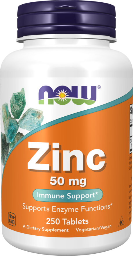 Now ZINC GLUCONATE 50mg  250 TABS