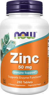 Now ZINC GLUCONATE 50mg  250 TABS