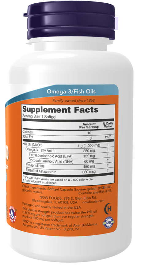 Now KRILL OIL 1000 MG 120 SGELS