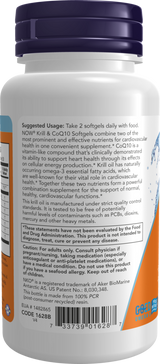 Now KRILL OIL & CoQ10 HEART SUPPORT  60 SGELS