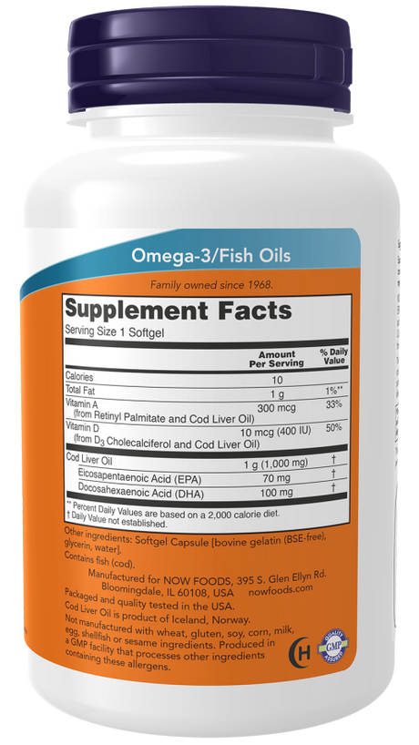 Now COD LIVER OIL 1,000MG    90 SGELS