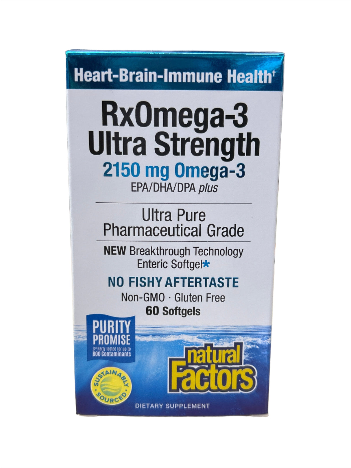 RxOmega-3 Ultra Strength 2150 mg 60 Soft Gels