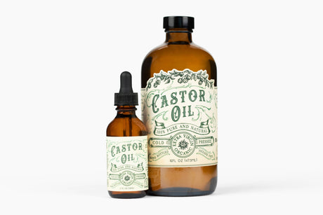 Organic Cold Pressed Castor Oil Hexane Free USA bottled: 16 oz