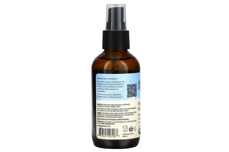 SKY ORGANICS ROSE WATER FACIAL MIST 4OZ