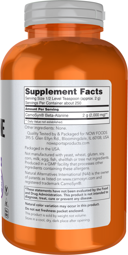 Now BETA ALANINE POWDER  500G