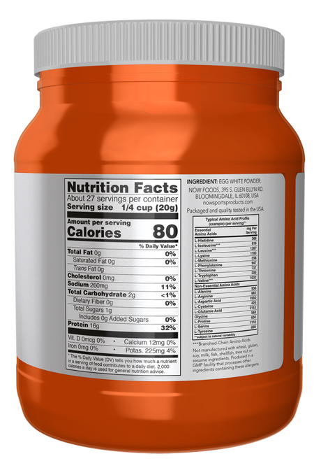Now WHEY PROTEIN ISOLATE PURE 1.2 LB
