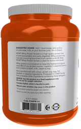 Now WHEY ISOLATE VANILLA  1.8 LBS