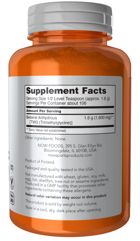 Now BETAINE POWDER  6 OZ (170 G)