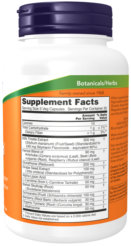 Now LIVER REFRESH  180 VCAPS