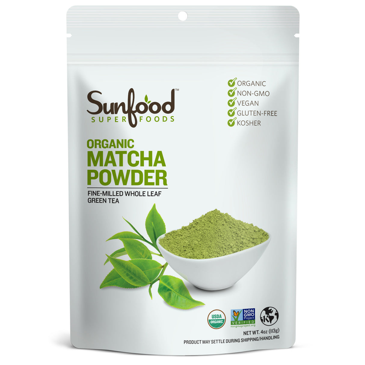 Sunfood Matcha Green Tea Powder 4oz