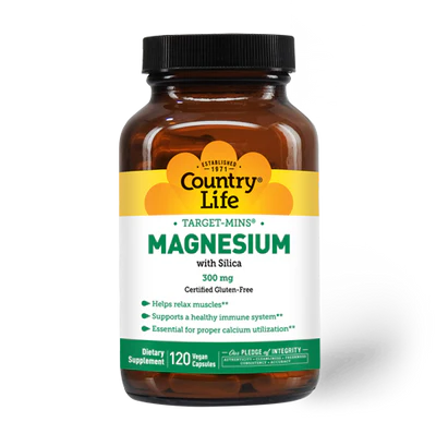 Country Life MAGNESIUM 300MG 120 Vegicaps