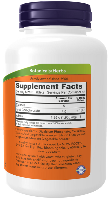 Now ALFALFA 10 GRAIN  500 TABS