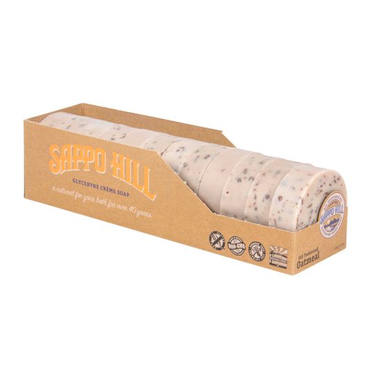 Sappo Hill Glycerine Creme Bar Soap Oatmeal (Fragrance -Free)