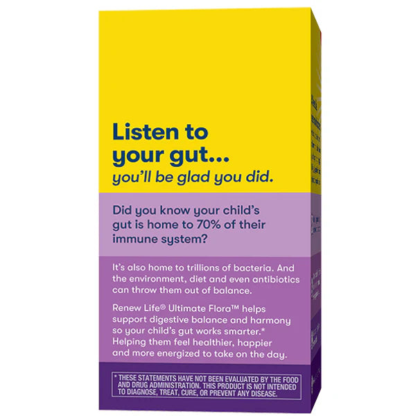 Renew Life UF KIDS PROBIOTIC 3 BILLION 60 CT