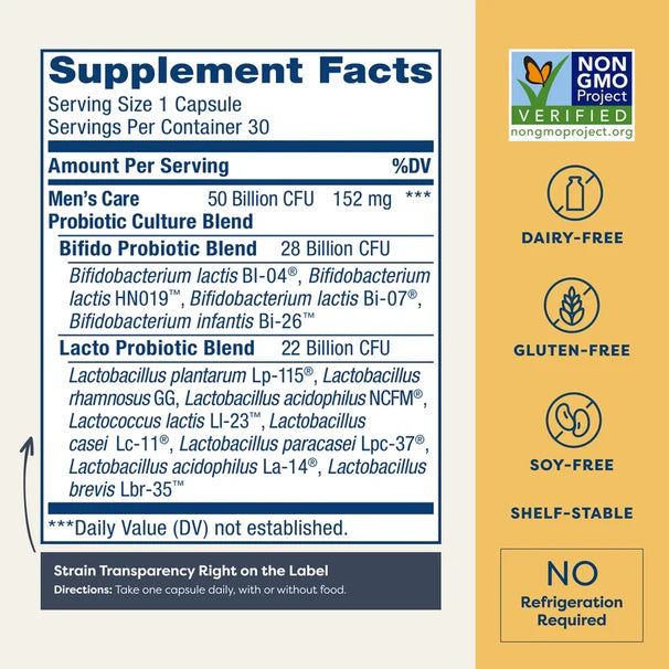 Renew Life COMING SOON - UF MEN'S CARE 50B 30 CT