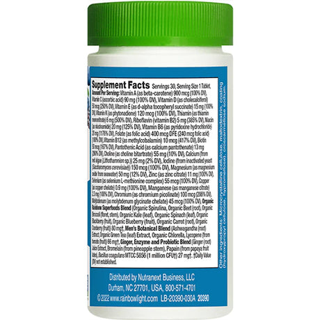 Rainbow Light HIGH POTENCY MEN'S ONE NON-GMO 30CT  (ORIGINAL PID: 21714)