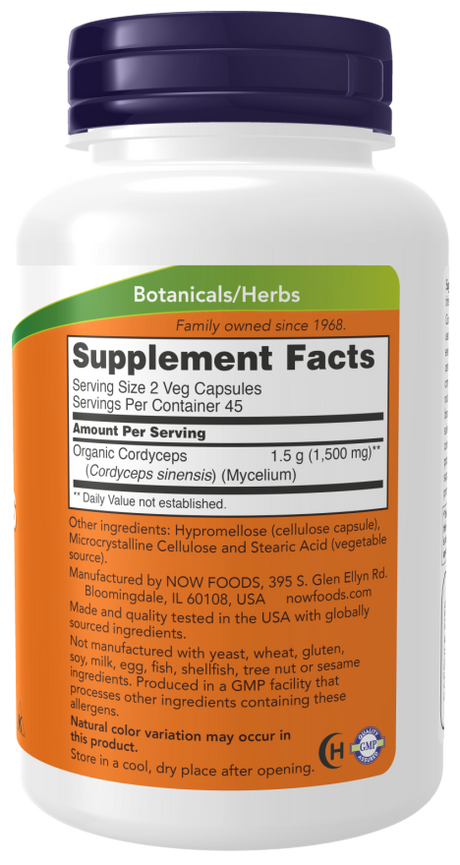 Now CORDYCEPS 750MG  90 VCAPS