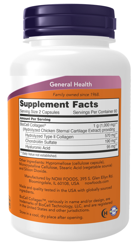 Now BIOCELL COLLAGEN(R)  120 VCAPS