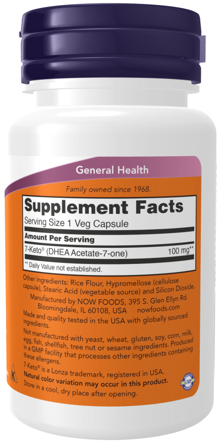 Now 7-KETO 100 MG  120 VCAPS