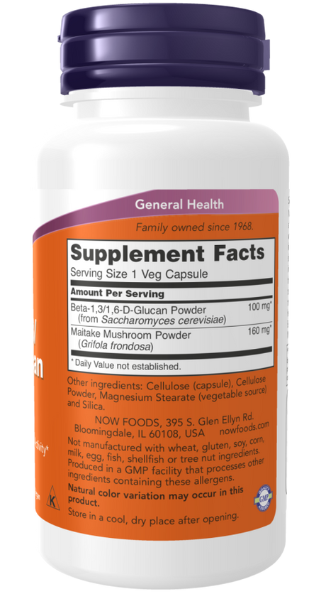 Now BETA-1,3/1,6-D-GLUCAN 100mg  90 VCAPS