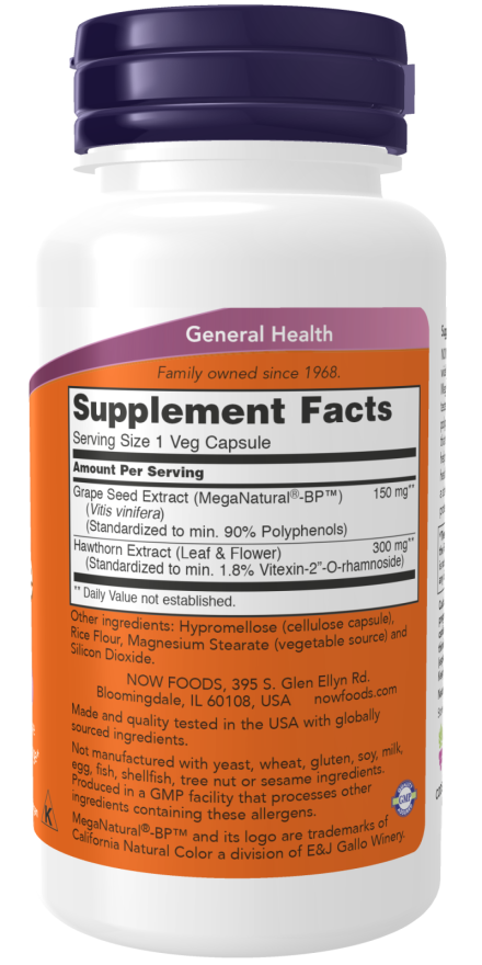 Now BLOOD PRESSURE HEALTH  90 VCAPS
