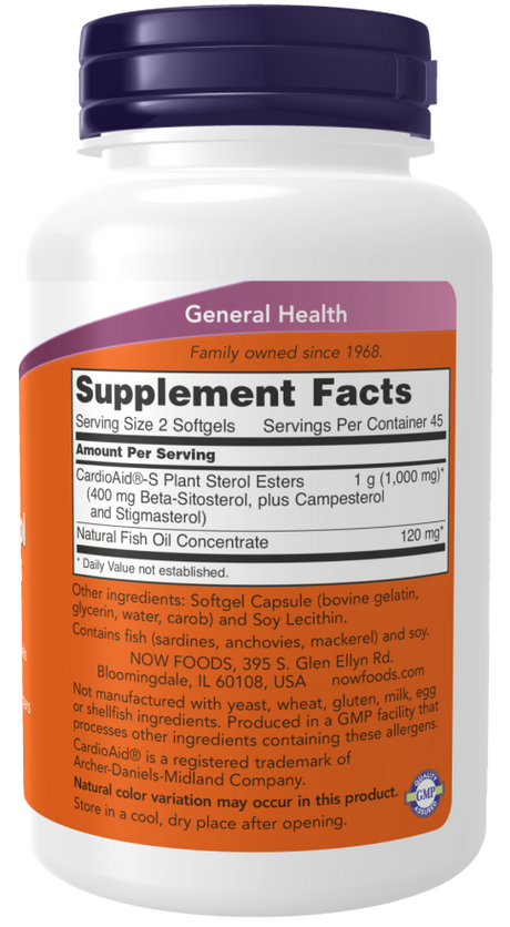 Now BETA-SITOSTEROL PLANT   90 SGELS