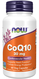 Now CoQ10 30mg  60 VCAPS