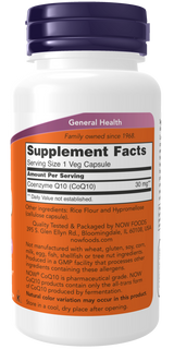 Now CoQ10 30mg  60 VCAPS