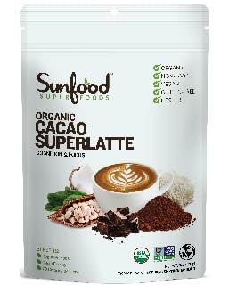 Sunfood SuperLatte, Cacao  6oz