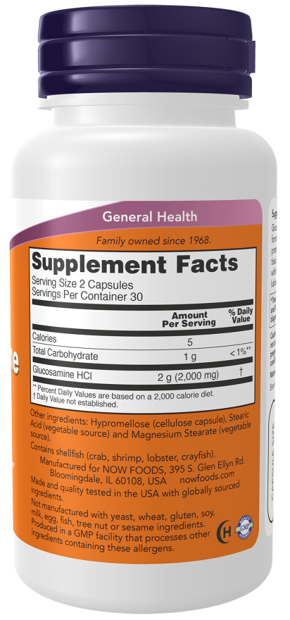 Now GLUCOSAMINE 1000mg  180 VCAPS