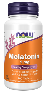 Now MELATONIN 1mg COMPLEX  100 TABS
