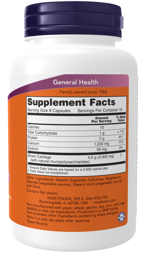 Now SHARK CARTILAGE 750mg  300 CAPS