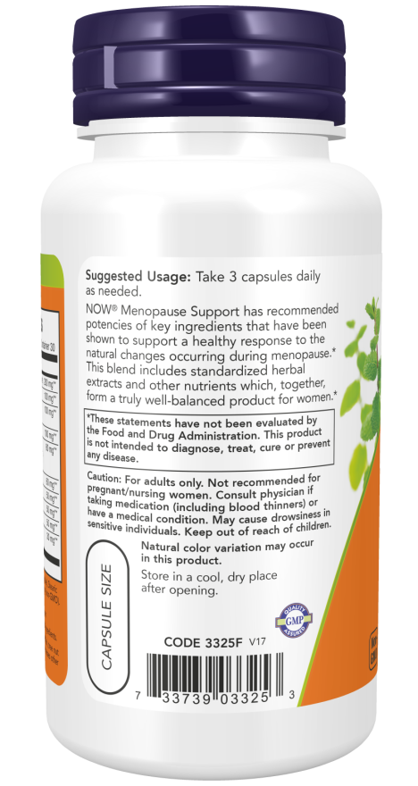 Now MENOPAUSE SUPPORT   90 VCAPS