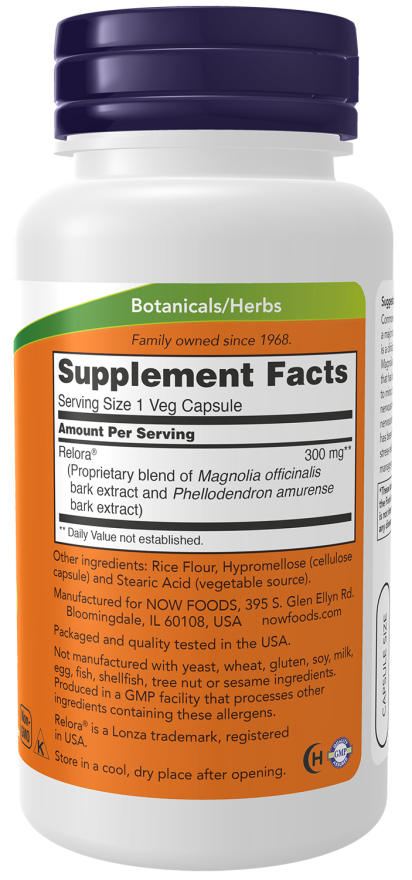 Now RELORA 300 mg  120 VCAPS