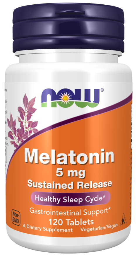 Now MELATONIN 5mg SR  120 TABS