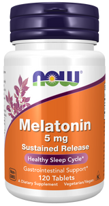 Now MELATONIN 5mg SR  120 TABS