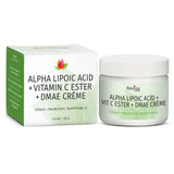 Reviva Labs Alpha Lipoic Acid, Vit C Ester & DMAE Night Cream - 2 oz